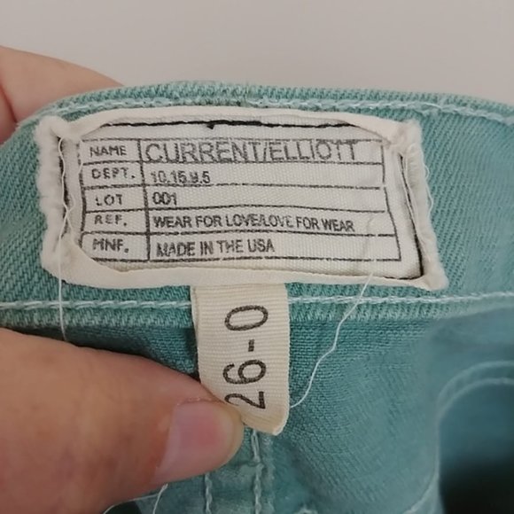 Current/Elliot The Zip Stiletto Jeans 0 / 26 #3434 - Picture 7 of 8